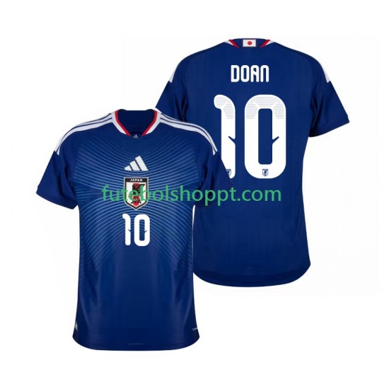 Camisola Homem Japão Ritsu Doan 10 Principais Equipamento Copa do Mundo 2026 Manga Curta