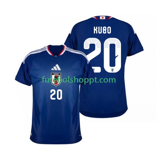 Camisola Homem Japão Kubo 20 Principais Equipamento Copa do Mundo 2026 Manga Curta