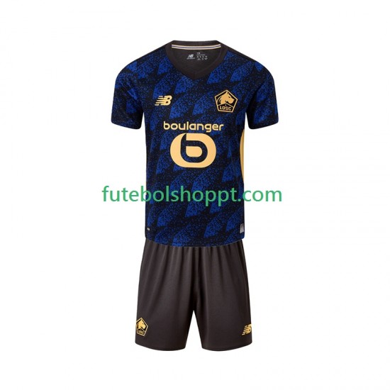 Camisola Júnior LOSC Lille Terceiro Equipamento 2025-2026 Manga Curta