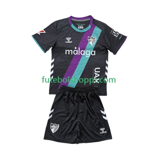 Camisola Júnior Málaga CF Alternativa Equipamento 2025-2026 Manga Curta