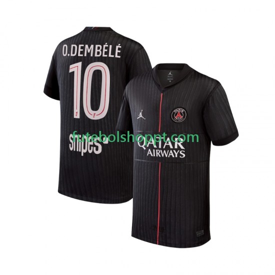 Camisola Homem Paris Saint-Germain Ousmane Dembele 10 Quarto Equipamento 2025-2026 Manga Curta