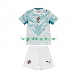 Camisola Júnior Portugal Alternativa Equipamento Copa do Mundo 2026 Manga Curta
