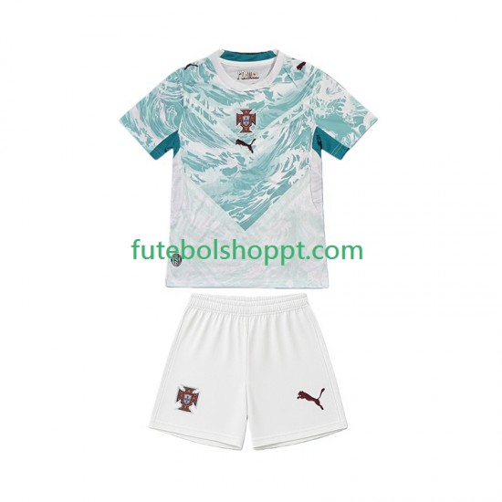 Camisola Júnior Portugal Alternativa Equipamento Copa do Mundo 2026 Manga Curta