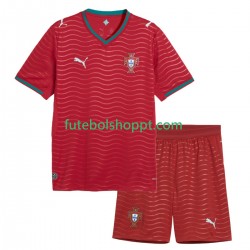 Camisola Júnior Portugal Principais Equipamento Copa do Mundo 2026 Manga Curta