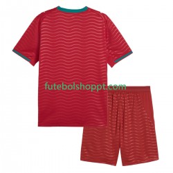 Camisola Júnior Portugal Principais Equipamento Copa do Mundo 2026 Manga Curta