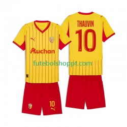 Camisola Júnior RC Lens Florian Thauvin 10 Principais Equipamento 2025-2026 Manga Curta Camisola Júnior RC Lens Florian Thauvin 10 Principais Equipamento 2025-2026 Manga Curta