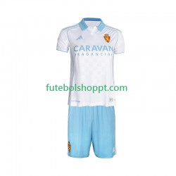 Camisola Júnior Real Zaragoza Principais Equipamento 2025-2026 Manga Curta