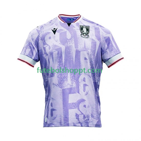 Camisola Homem Sheffield Wednesday Alternativa Equipamento 2025-2026 Manga Curta