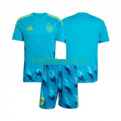 Camisola Júnior Espanha Guarda-redes Principais Equipamento Copa do Mundo 2026 Manga Curta
