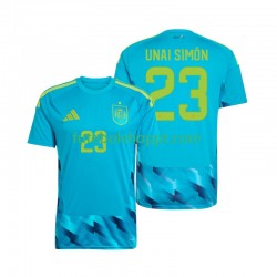 Camisola Homem Espanha Unai Simon 23 Guarda-redes Principais Equipamento Copa do Mundo 2026 Manga Curta