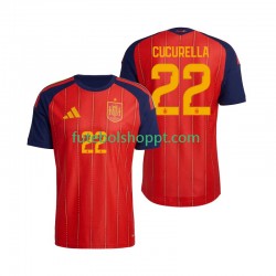 Camisola Homem Espanha Marc Cucurella 22 Principais Equipamento Copa do Mundo 2026 Manga Curta
