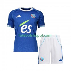 Camisola Júnior Strasbourg Principais Equipamento 2025-2026 Manga Curta
