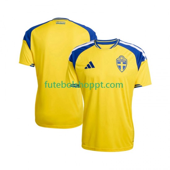 Camisola Homem Suécia Principais Equipamento 2026 Manga Curta