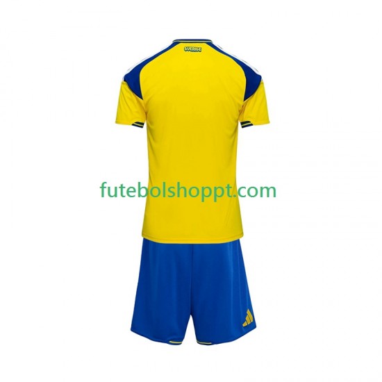 Camisola Júnior Suécia Principais Equipamento 2026 Manga Curta