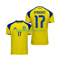 Camisola Homem Suécia Viktor Gyokeres 17 Principais Equipamento 2026 Manga Curta