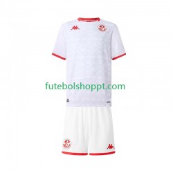 Camisola Júnior Tunísia Alternativa Equipamento 2025 Manga Curta