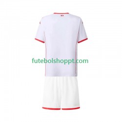 Camisola Júnior Tunísia Alternativa Equipamento 2025 Manga Curta