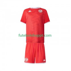 Camisola Júnior Tunísia Principais Equipamento 2025 Manga Curta