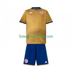Camisola Júnior Tunísia Terceiro Equipamento 2025 Manga Curta