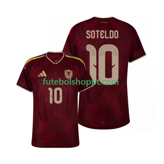 Camisola Homem Venezuela Yeferson Soteldo 10 Principais Equipamento 2026 Manga Curta