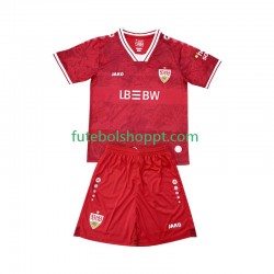 Camisola Júnior VfB Stuttgart Alternativa Equipamento 2025-2026 Manga Curta