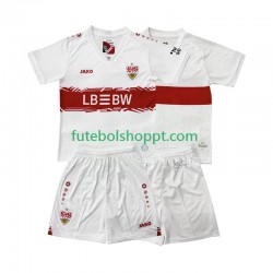 Camisola Júnior VfB Stuttgart Principais Equipamento 2025-2026 Manga Curta