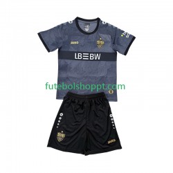 Camisola Júnior VfB Stuttgart Terceiro Equipamento 2025-2026 Manga Curta