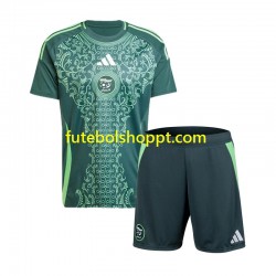 Camisola Júnior Argélia Alternativa Equipamento 2024-2025 Manga Curta