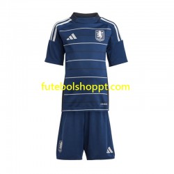 Camisola Júnior Aston Villa Terceiro Equipamento 2024-2025 Manga Curta
