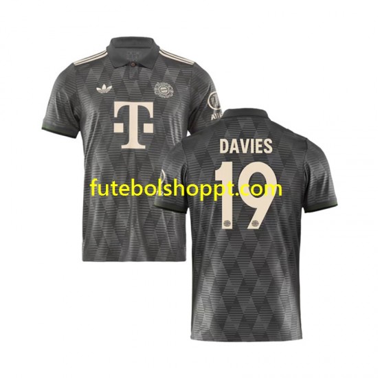 Camisola Homem Bayern de Munique DAVIES 19 Octoberfest Quarto Equipamento 2024-2025 Manga Curta
