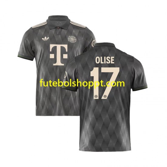 Camisola Homem Bayern de Munique OLISE 17 Octoberfest Quarto Equipamento 2024-2025 Manga Curta
