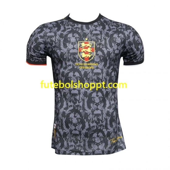 Camisola Homem Inglaterra Champions Of Europe 2024 Manga Curta