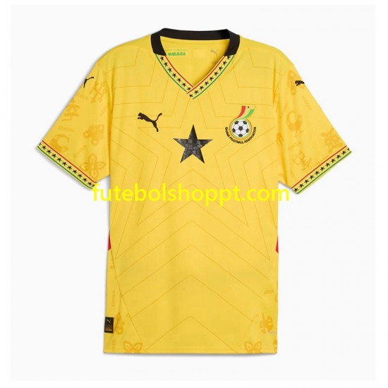 Camisola Homem Gana Alternativa Equipamento 2024 Manga Curta