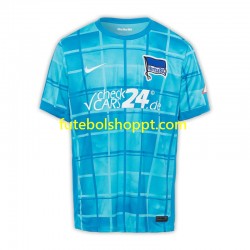 Camisola Homem Hertha BSC Terceiro Equipamento 2024-2025 Manga Curta