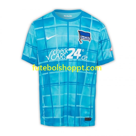 Camisola Homem Hertha BSC Terceiro Equipamento 2024-2025 Manga Curta