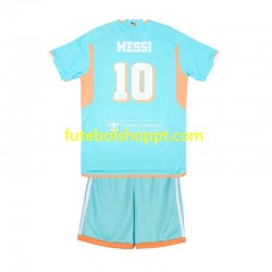 Camisola Júnior Inter Miami Lionel Messi 10 Terceiro Equipamento 2024-2025 Manga Curta