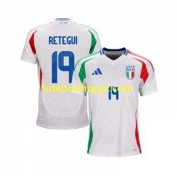 Camisola Homem Itália Mateo Retegui 19 Alternativa Equipamento 2024 Manga Curta