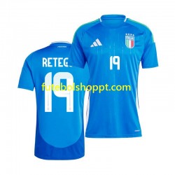 Camisola Homem Itália Mateo Retegui 19 Principais Equipamento 2024 Manga Curta
