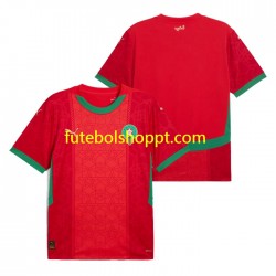Camisola Homem Marrocos Principais Equipamento 2024 Manga Curta