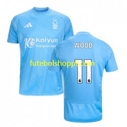 Camisola Homem Nottingham Forest Chris Wood 11 Terceiro Equipamento 2024-2025 Manga Curta