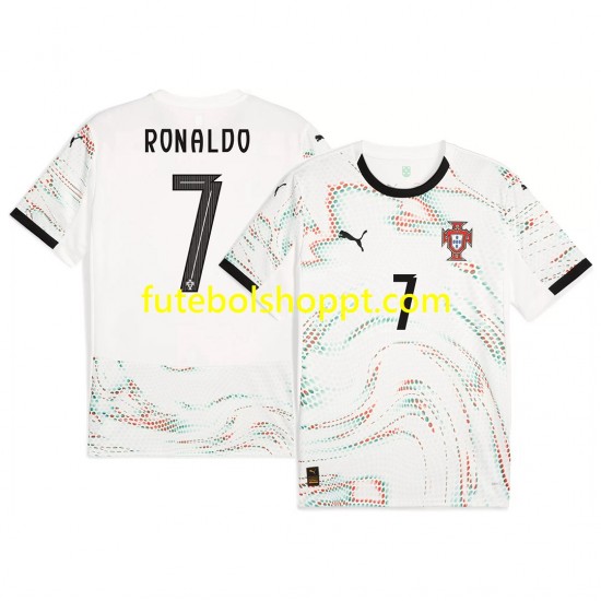 Camisola Homem Portugal RONALDO 7 Alternativa Equipamento 2025 Manga Curta