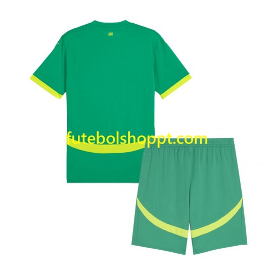 Camisola Júnior Senegal Alternativa Equipamento 2025 Manga Curta