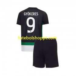 Camisola Júnior Sporting CP Gyokeres 9 Principais Equipamento 2024-2025 Manga Curta