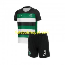 Camisola Júnior Sporting CP Gyokeres 9 Principais Equipamento 2024-2025 Manga Curta