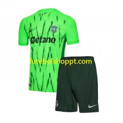 Camisola Júnior Sporting CP Terceiro Equipamento 2024-2025 Manga Curta
