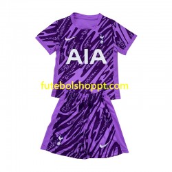 Camisola Júnior Tottenham Hotspur Guarda-redes Terceiro Equipamento 2024-2025 Manga Curta