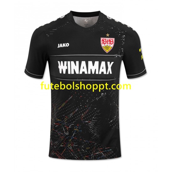 Camisola Homem VfB Stuttgart Terceiro Equipamento 2024-2025 Manga Curta
