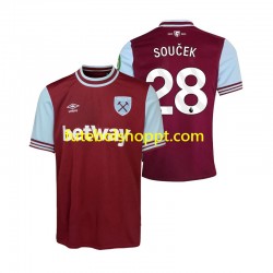 Camisola Homem West Ham United SOUCEK 28 Principais Equipamento 2024-2025 Manga Curta