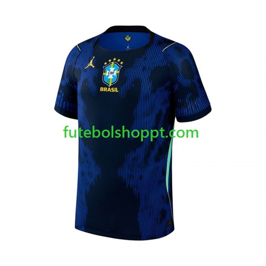 Camisola Homem Brasil Alternativa Equipamento Copa do Mundo 2026 Manga Curta