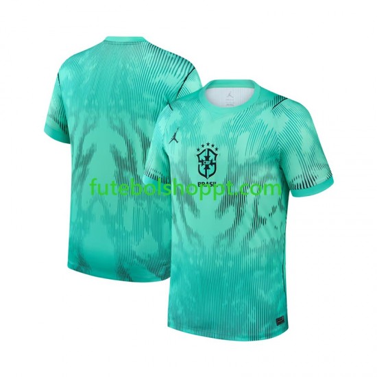 Camisola Homem Brasil Guarda-redes Terceiro Equipamento Copa do Mundo 2026 Manga Curta